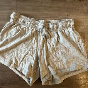 grey champion shorts athletic